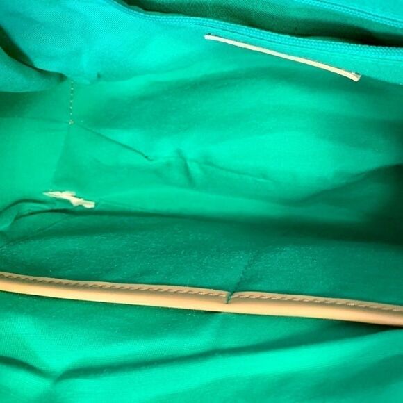 ORANGE ETIENNE AIGNER CANVAS BAG w LEATHER 🧡 HOST PICK 🧡 NWT - Picture 5 of 7